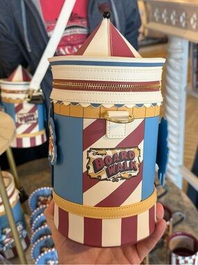 Disney Boardwalk Carousel Crossbody Bag - Blue, Red, Cream